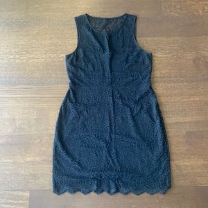 Express Lace Dress with Sheer Detail